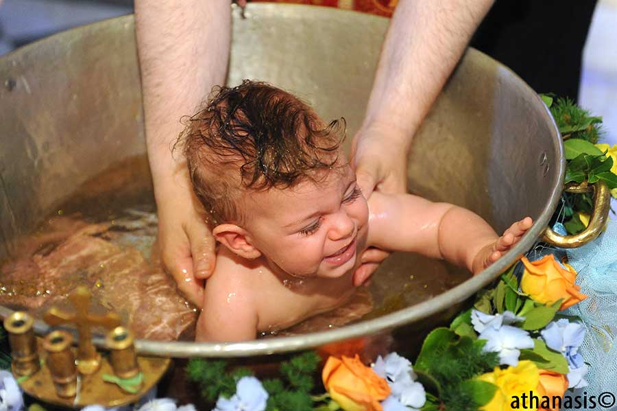 φωτογραφία βάφτισης